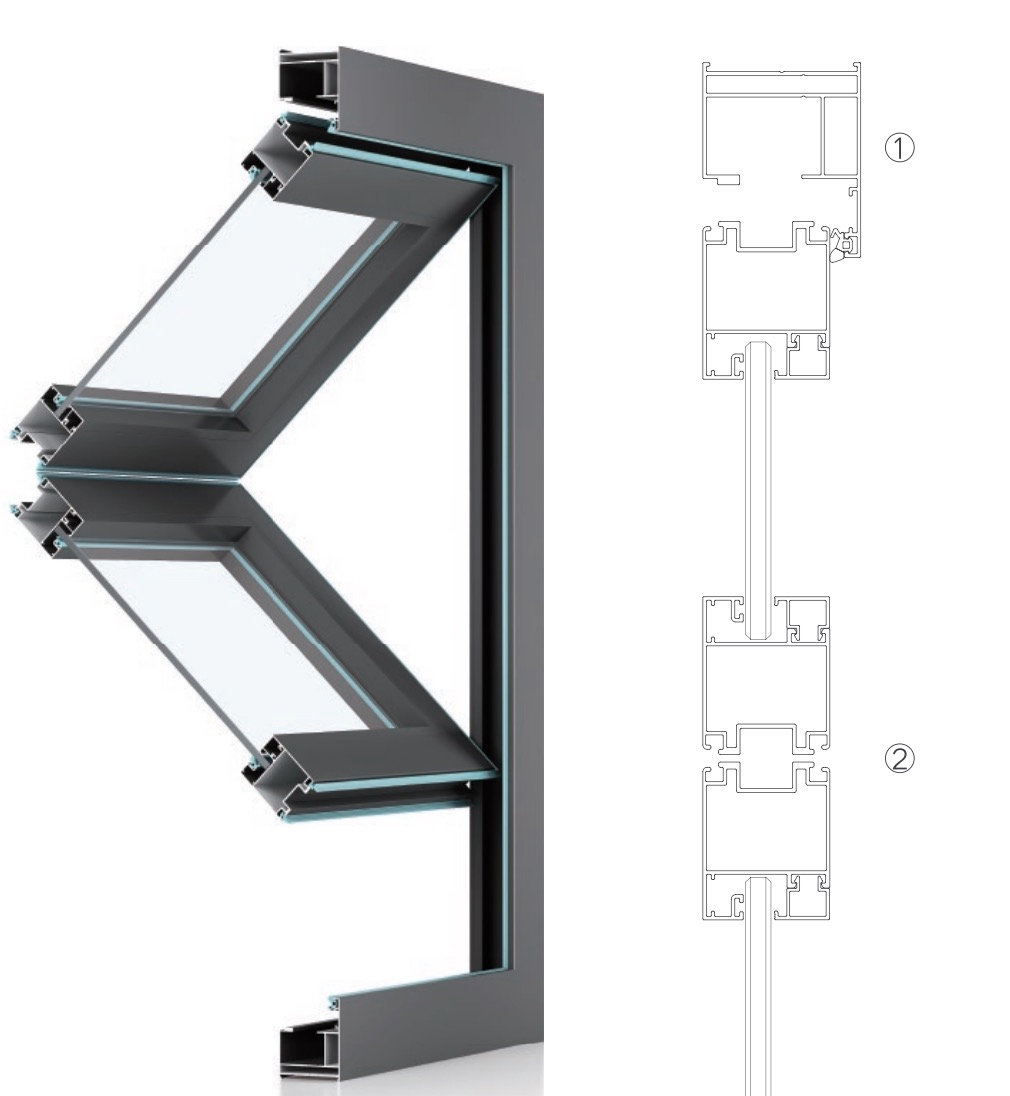 New commercial exterior alumin - Commercial Kitchen Windows บทวิจารณ์และราคา