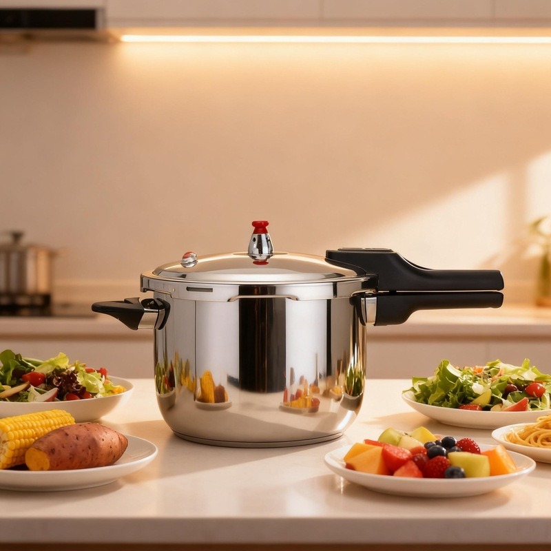 Stainless Steel Pressure Cooke - Commercial Kitchen Stove บทวิจารณ์และราคา