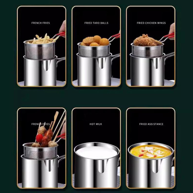 304 Stainless Steel Deep Fryer - Commercial Kitchen Appliances บทวิจารณ์และราคา