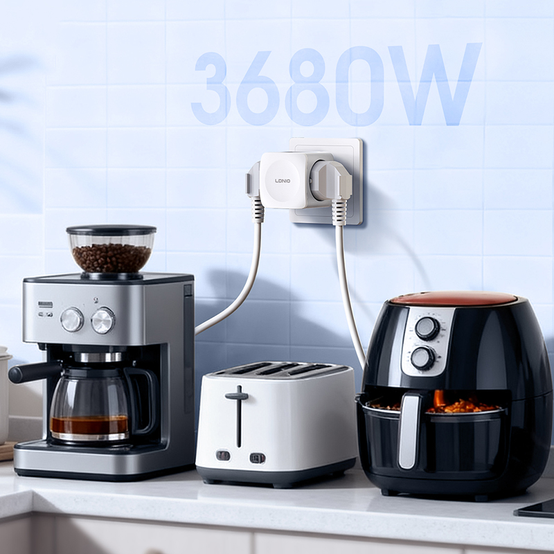 LDNIO Power Strip 4 EU AC Outl - Commercial Kitchen In Residential Home บทวิจารณ์และราคา