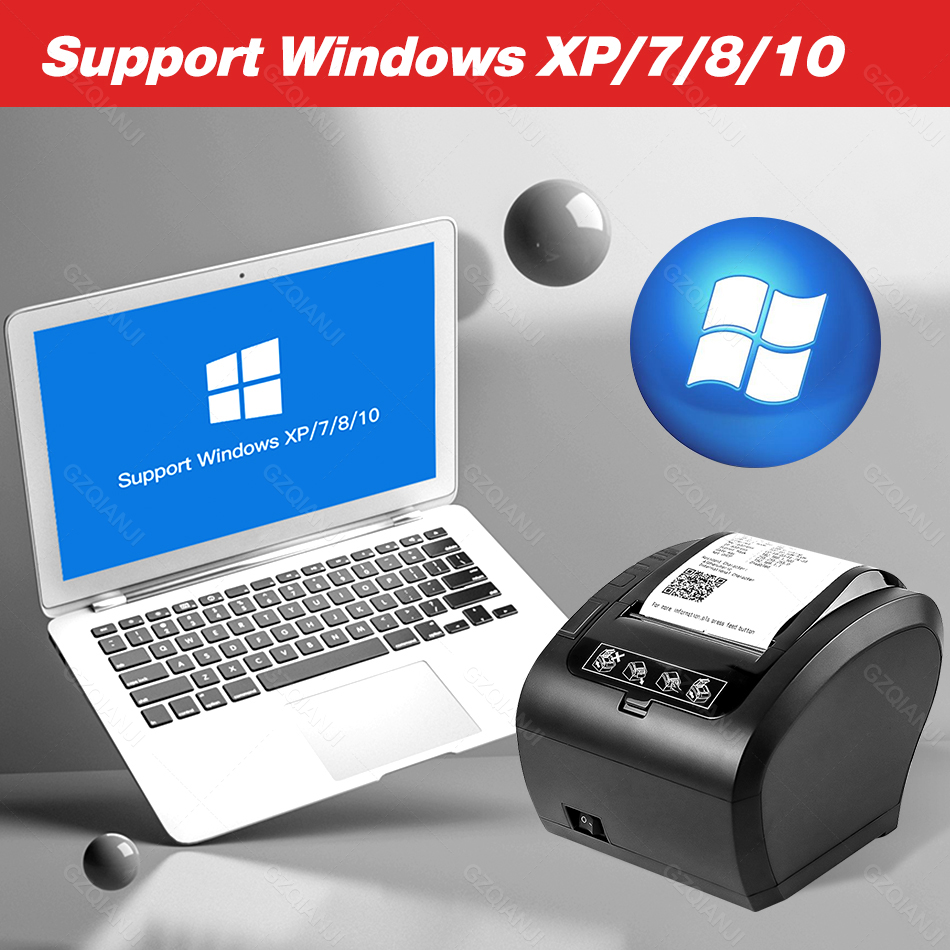 80mm Thermal Receipt Printer W - Commercial Kitchen Windows บทวิจารณ์และราคา