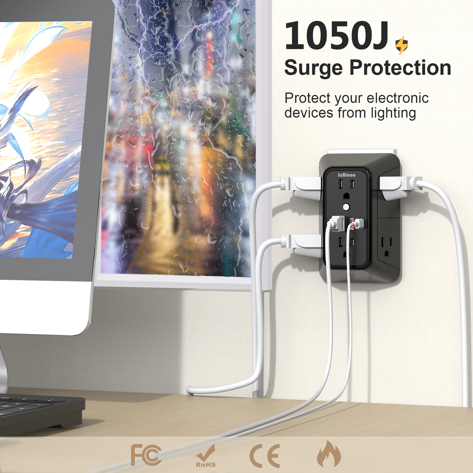 10-in-1 US Plug Power Strip,Su - Commercial Kitchen In Residential Home บทวิจารณ์และราคา