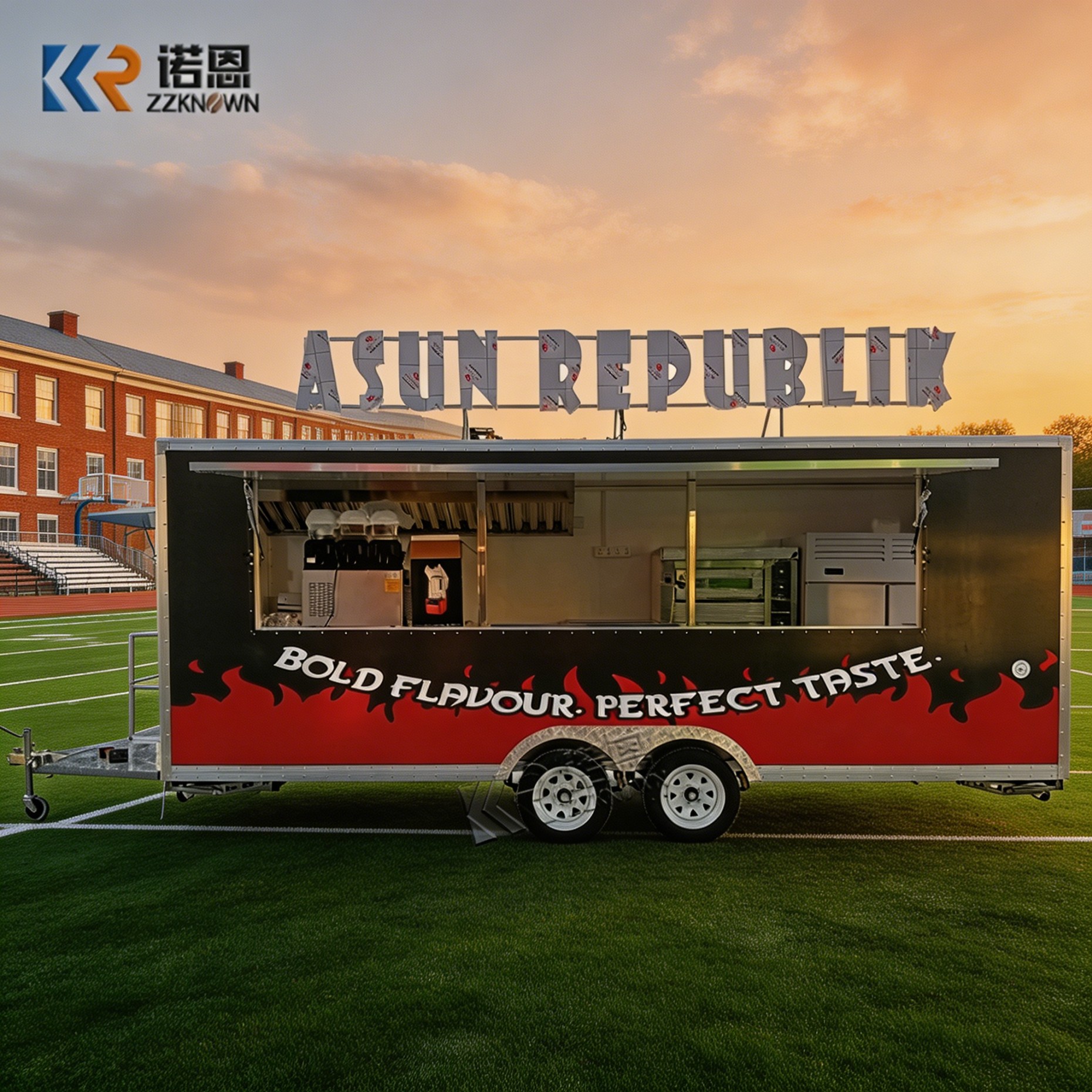 Mobile Stainless Steel Kitchen - Commercial Kitchen Windows บทวิจารณ์และราคา