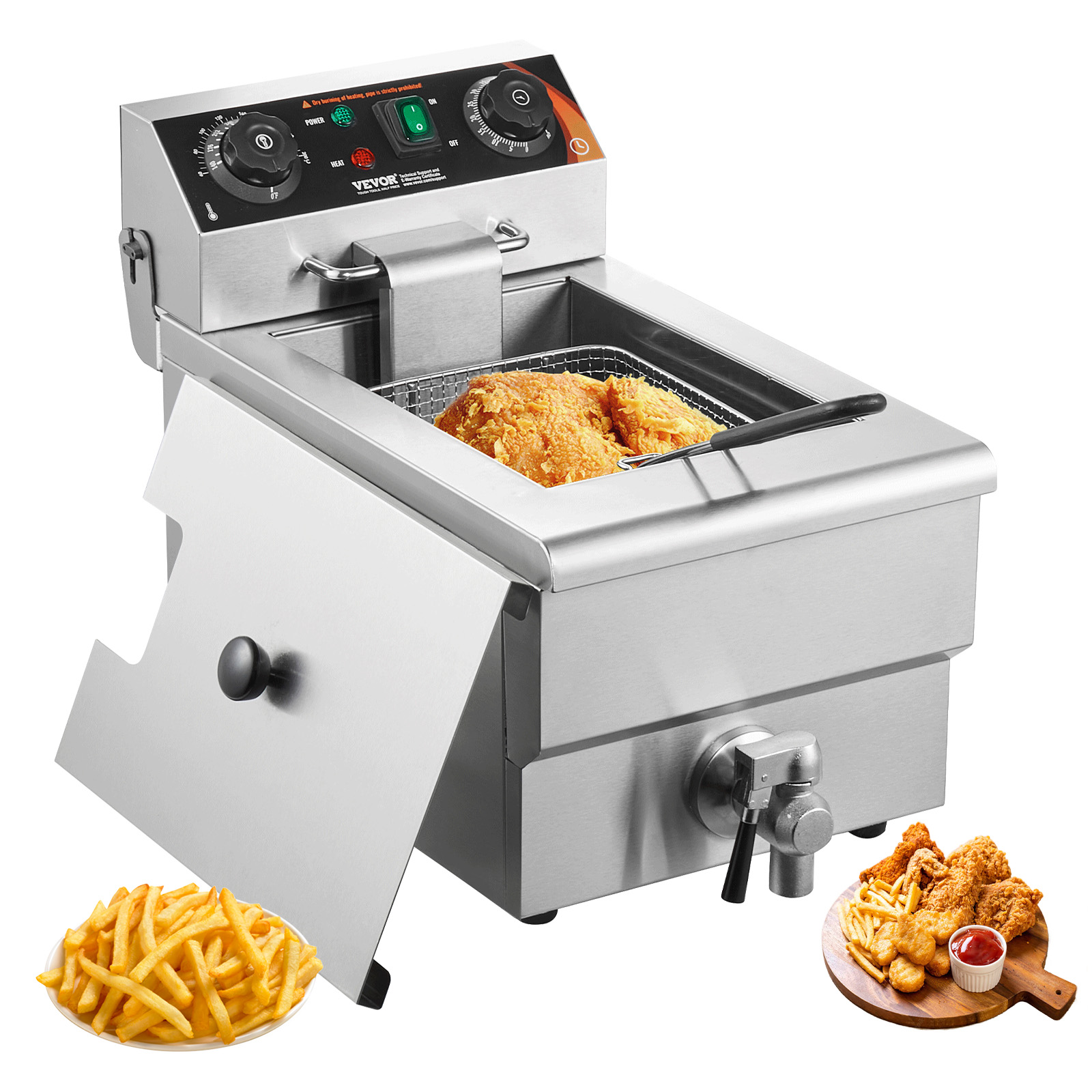 SucceBuy Commercial Deep Fryer - Commercial Kitchen Appliances บทวิจารณ์และราคา