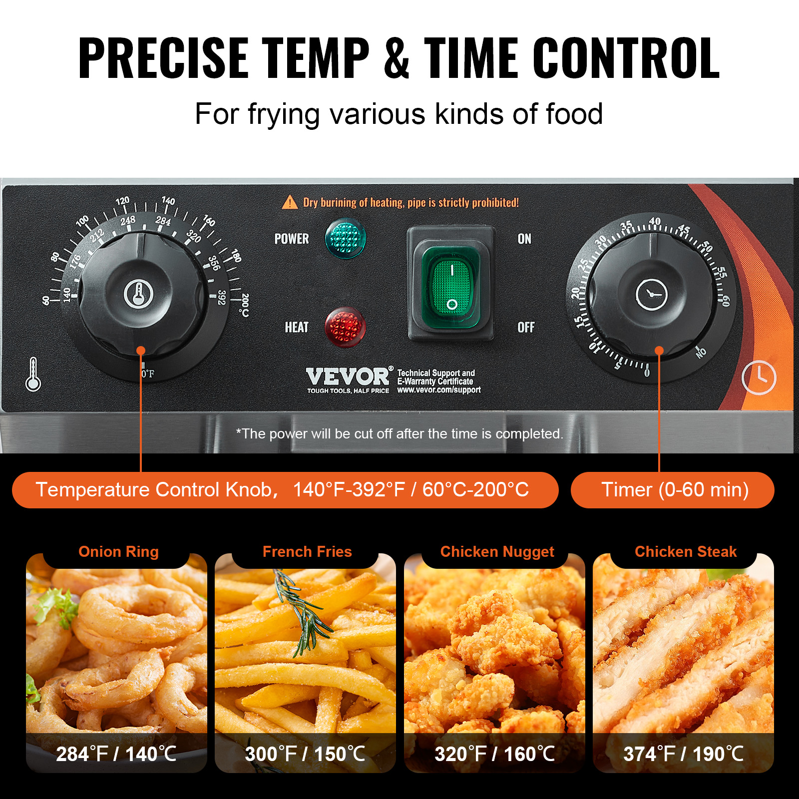 SucceBuy Commercial Deep Fryer - Commercial Kitchen Appliances บทวิจารณ์และราคา