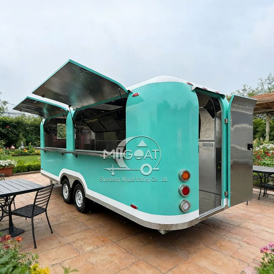 Commercial Mobile Food Trailer - Commercial Kitchen Windows บทวิจารณ์และราคา