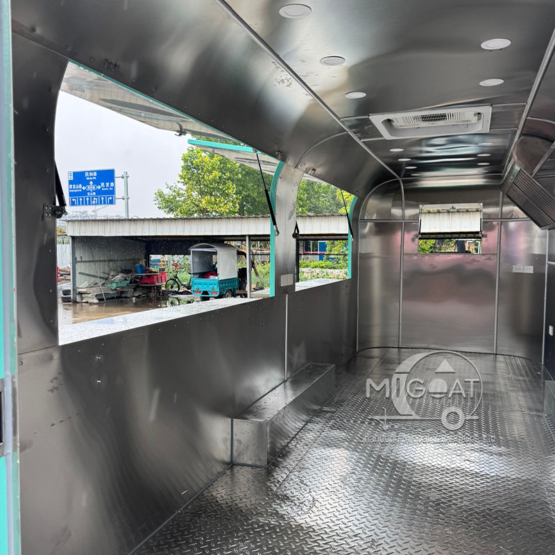 Commercial Mobile Food Trailer - Commercial Kitchen Windows บทวิจารณ์และราคา