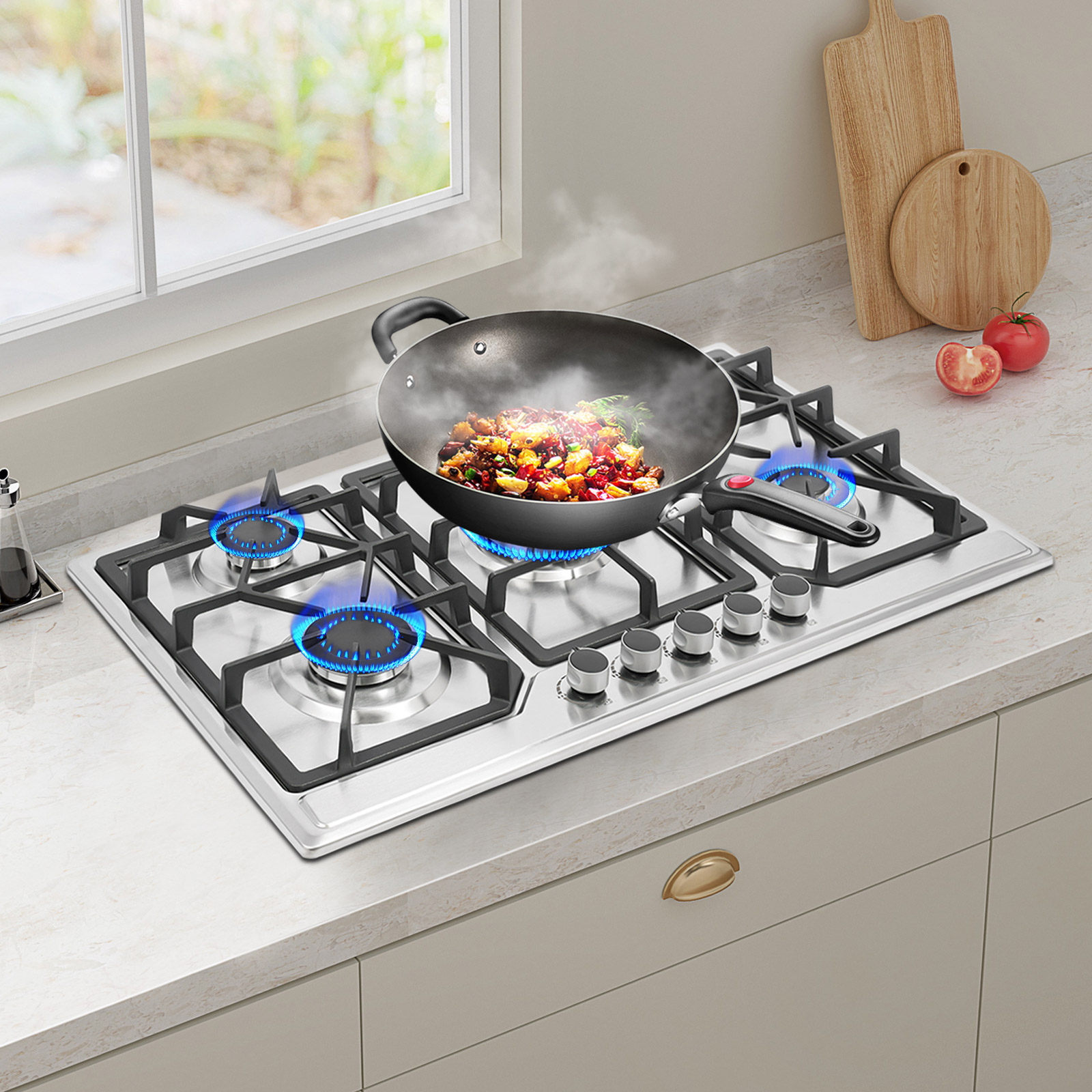 Stove, Five-burner Stove, Elec - Commercial Kitchen Stove บทวิจารณ์และราคา