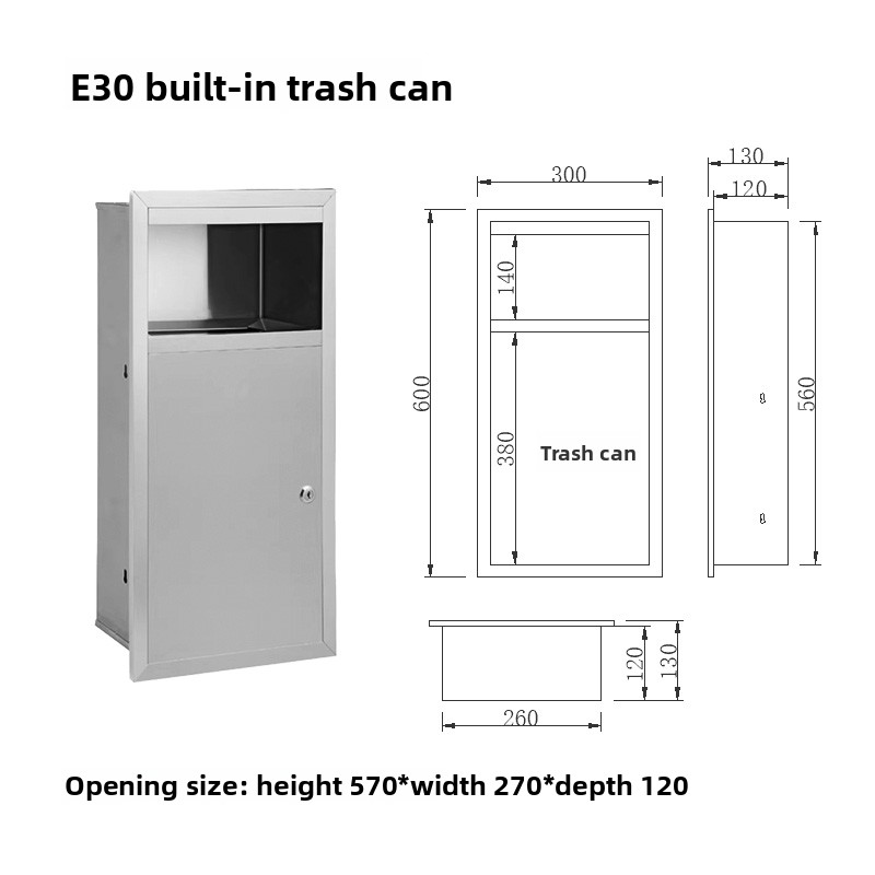 304Stainless Steel Side Open T - Commercial Kitchen Garbage Disposal บทวิจารณ์และราคา