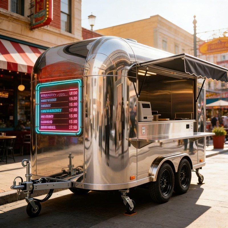 Stainless Steel Mobile Food Ca - Commercial Kitchen Equipment บทวิจารณ์และราคา