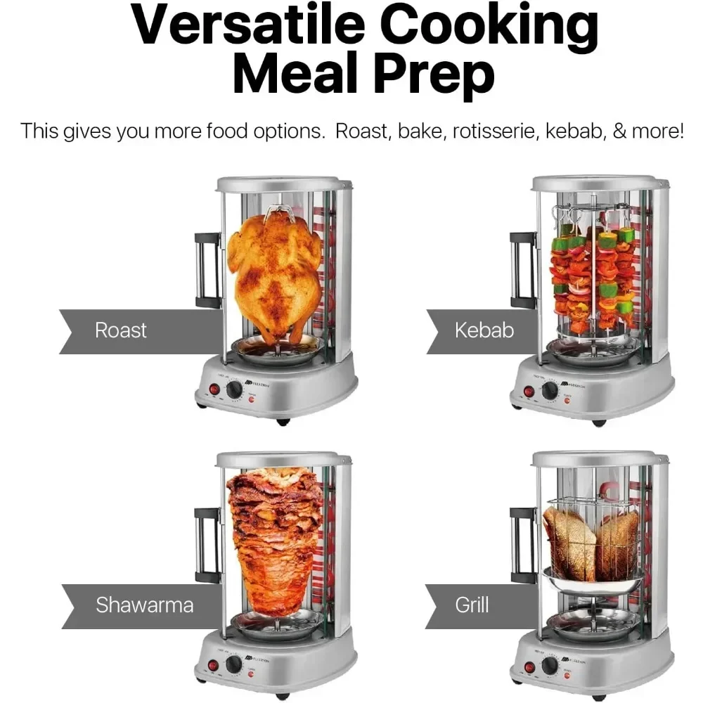 Oven Grill - Countertop Shawar - Kebab Shawarma Machine บทวิจารณ์และราคา