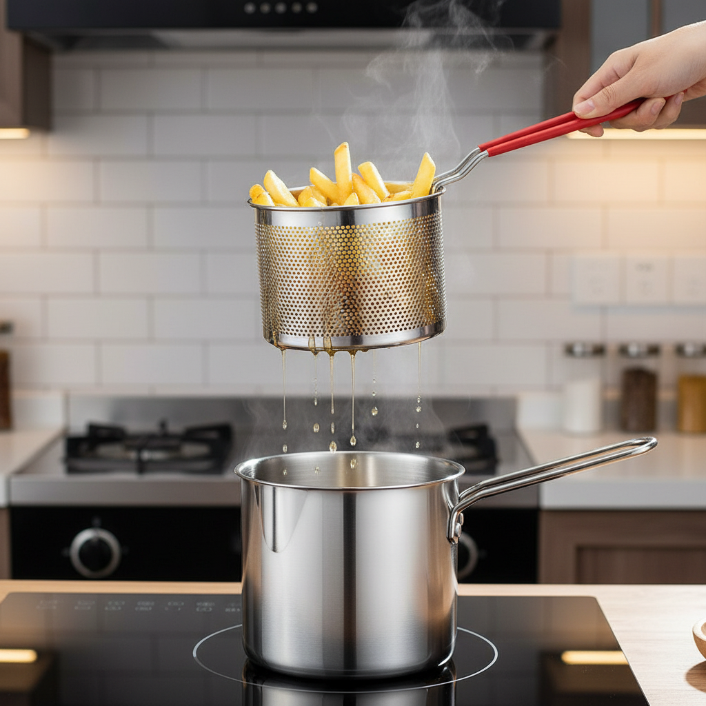 Stainless Steel Deep Frying Po - Commercial Kitchen Appliances บทวิจารณ์และราคา