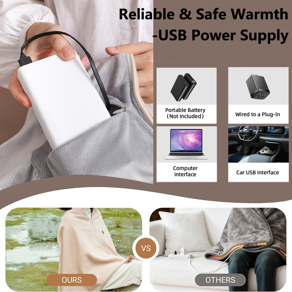 Heated Blanket USB Wearable El - Kebab Shawarma Machine บทวิจารณ์และราคา