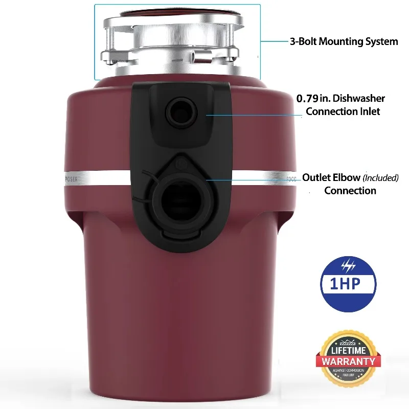 Electric Food Waste Disposer f - Commercial Kitchen Garbage Disposal บทวิจารณ์และราคา