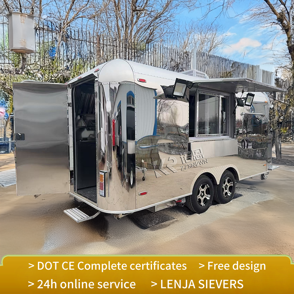 Commercial Mobile Food Trailer - Commercial Kitchen Windows บทวิจารณ์และราคา