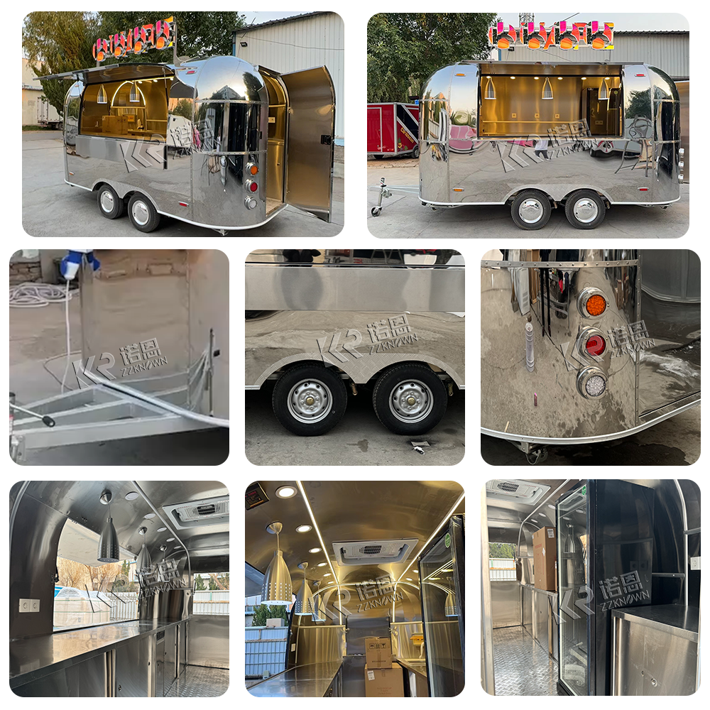 Commercial Mobile Food Trailer - Commercial Kitchen Windows บทวิจารณ์และราคา