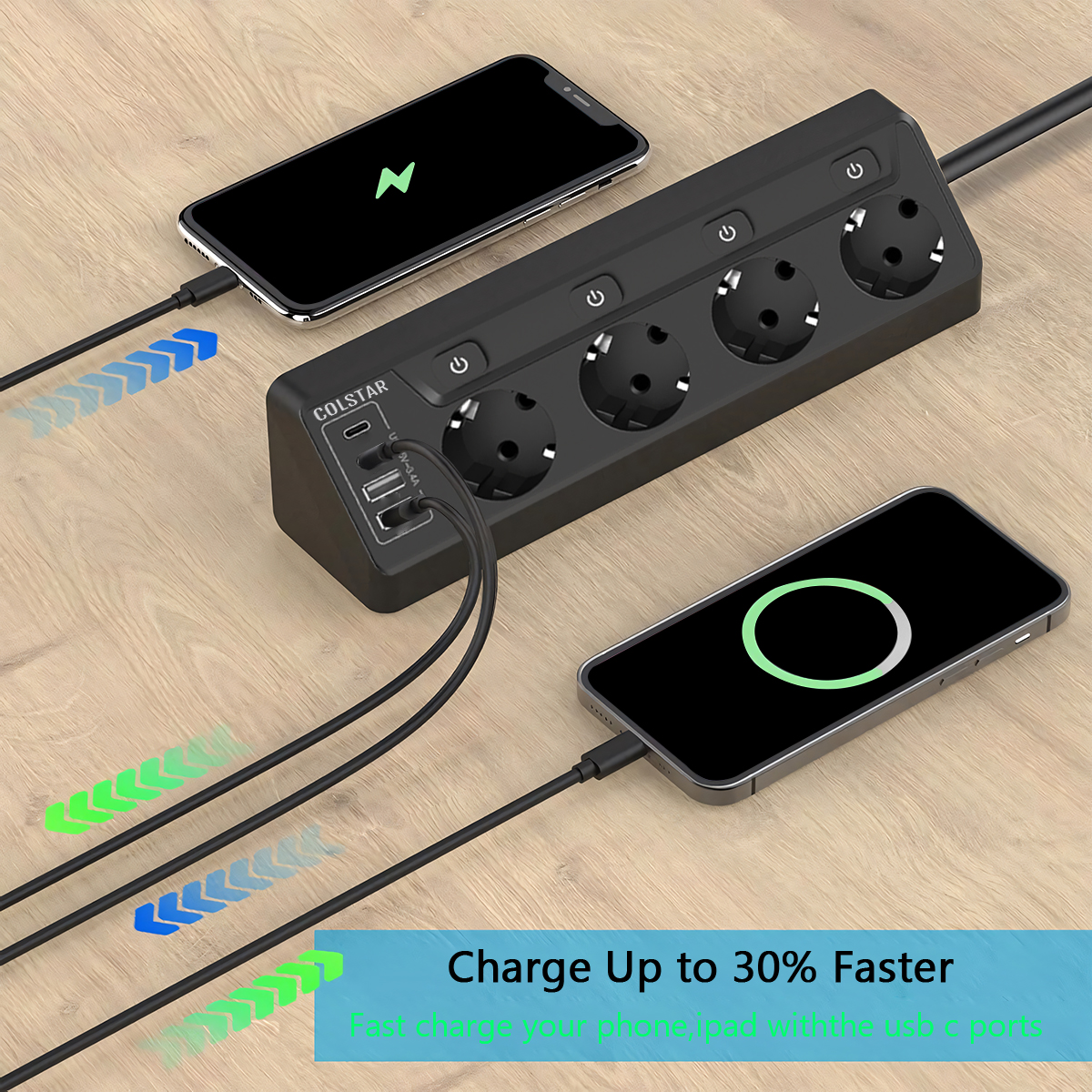 Power Strip Multi Plug 4 Socke - Commercial Kitchen In Residential Home บทวิจารณ์และราคา
