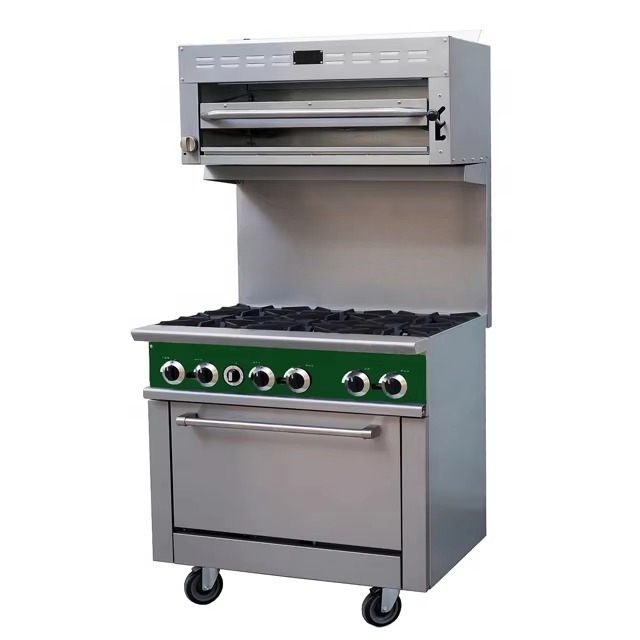 Gas Stove Perfex Gas 6 Burner  - Commercial Kitchen Stove บทวิจารณ์และราคา